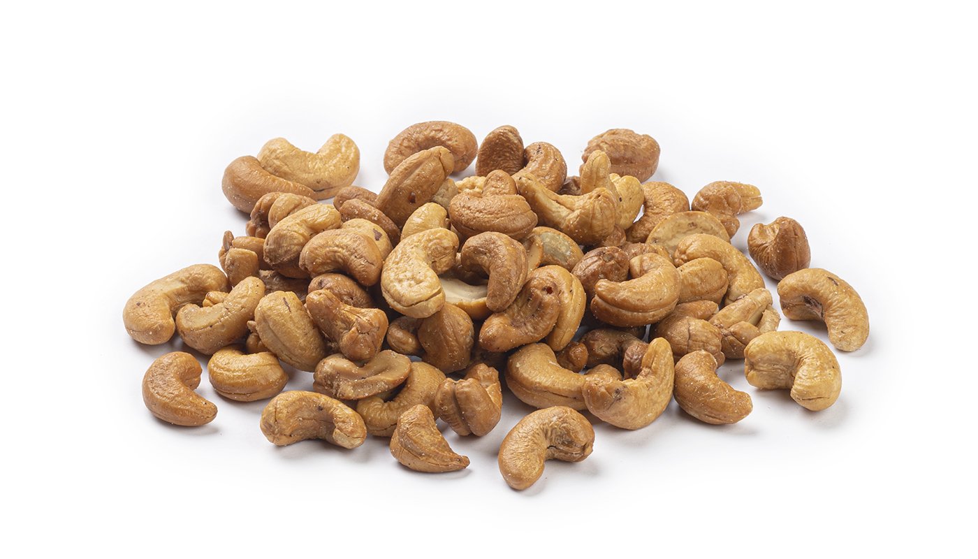 Cashewnoten, gebrande en ongezouten